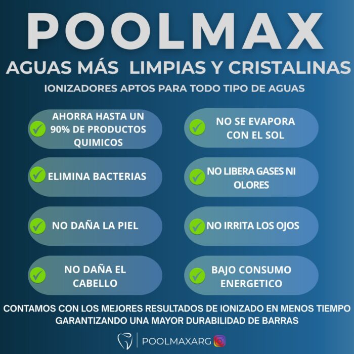 Ionizador Poolmax eco100 Apto para Bomba Vulcano Bae - Imagen 5
