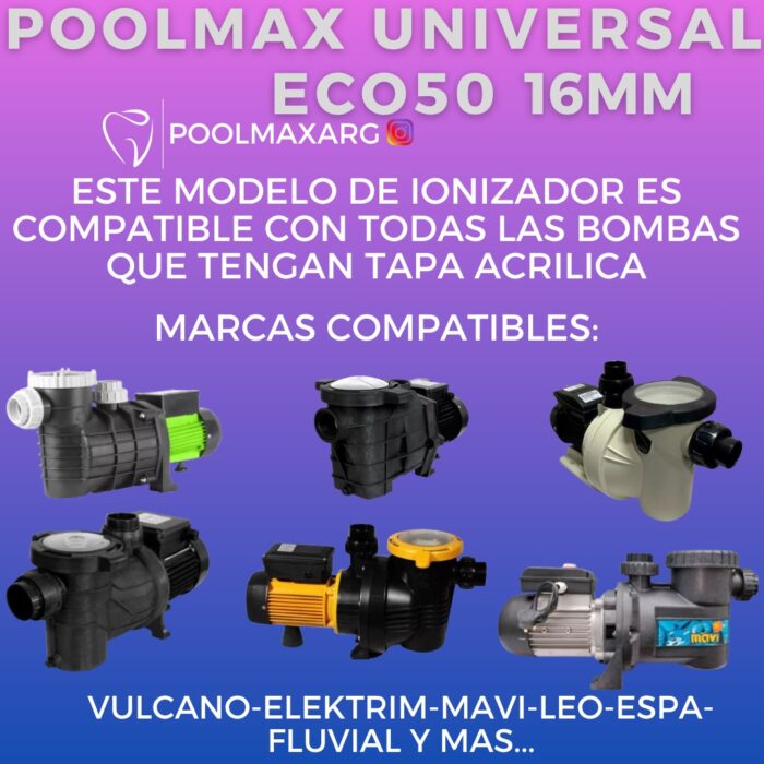 Ionizador Poolmax Universal Eco50 - Imagen 5